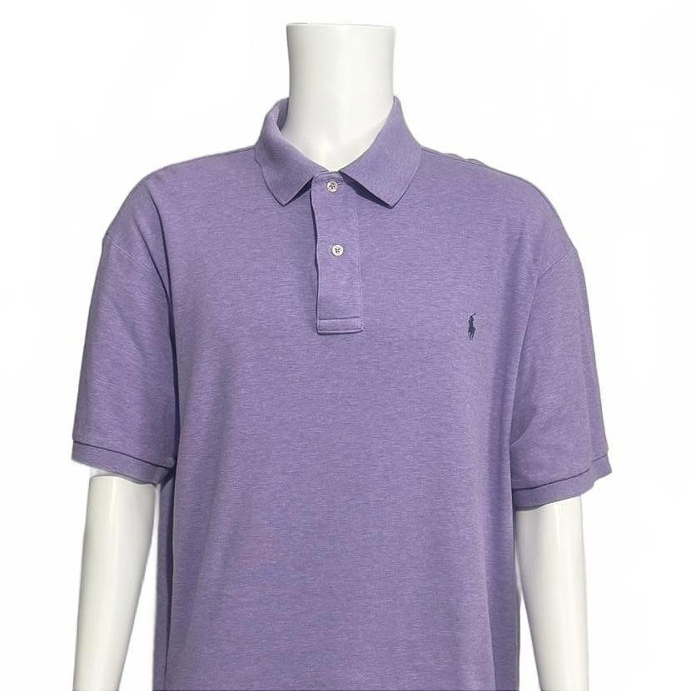 Ralph‎ Lauren Men's Classic Fit Polo Shirt Purple Short Sleeve Size XL